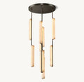 Audubon Alabaster Round Chandelier 24