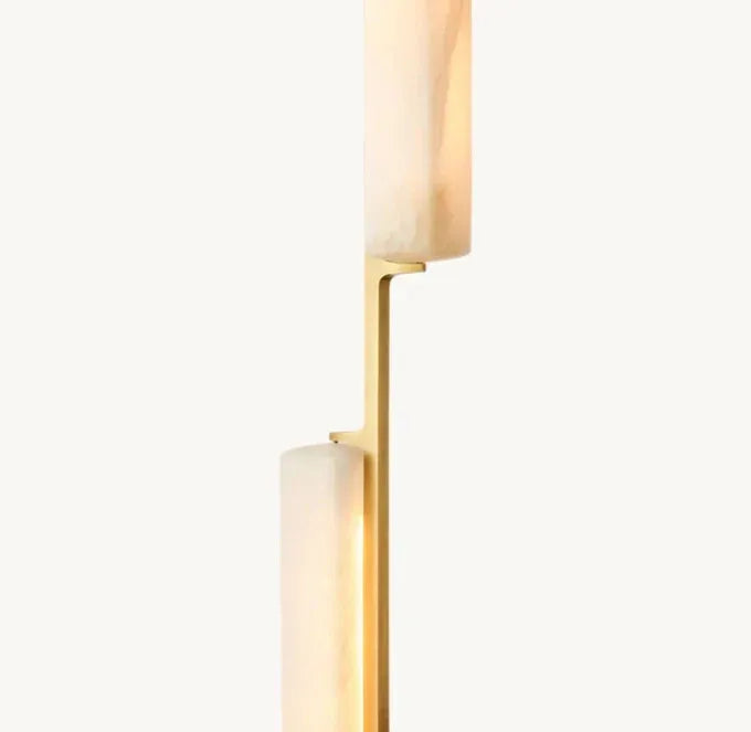 Audubon Alabaster Linear Chandelier 54" - King Lamps