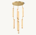Audubon Alabaster Round Chandelier 24