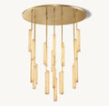 Audubon Alabaster Round Chandelier 56