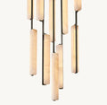 Audubon Alabaster Round Chandelier 24