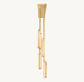 Audubon Alabaster Linear Chandelier 54