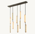 Audubon Alabaster Linear Chandelier 54