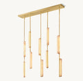 Audubon Alabaster Linear Chandelier 54