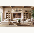Ravelle Round Milk Glass Chandelier 60