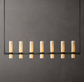 Ravelle Linear Milk Glass Chandelier 59