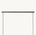 Ravelle Linear Milk Glass Chandelier 71