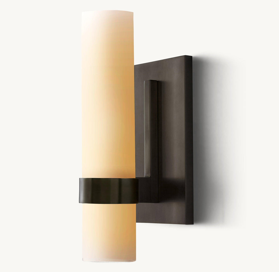 Ravelle Milk Glass Sconce - King Lamps