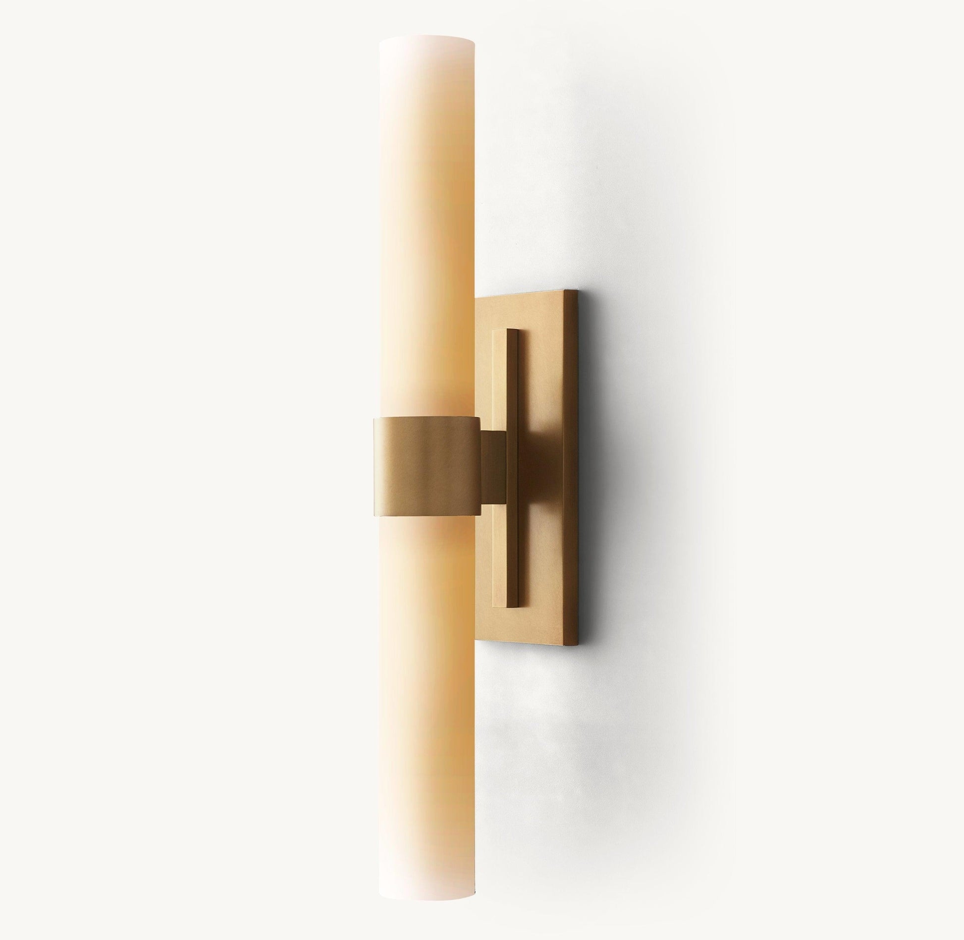 Ravelle Milk Glass Linear Sconce - King Lamps