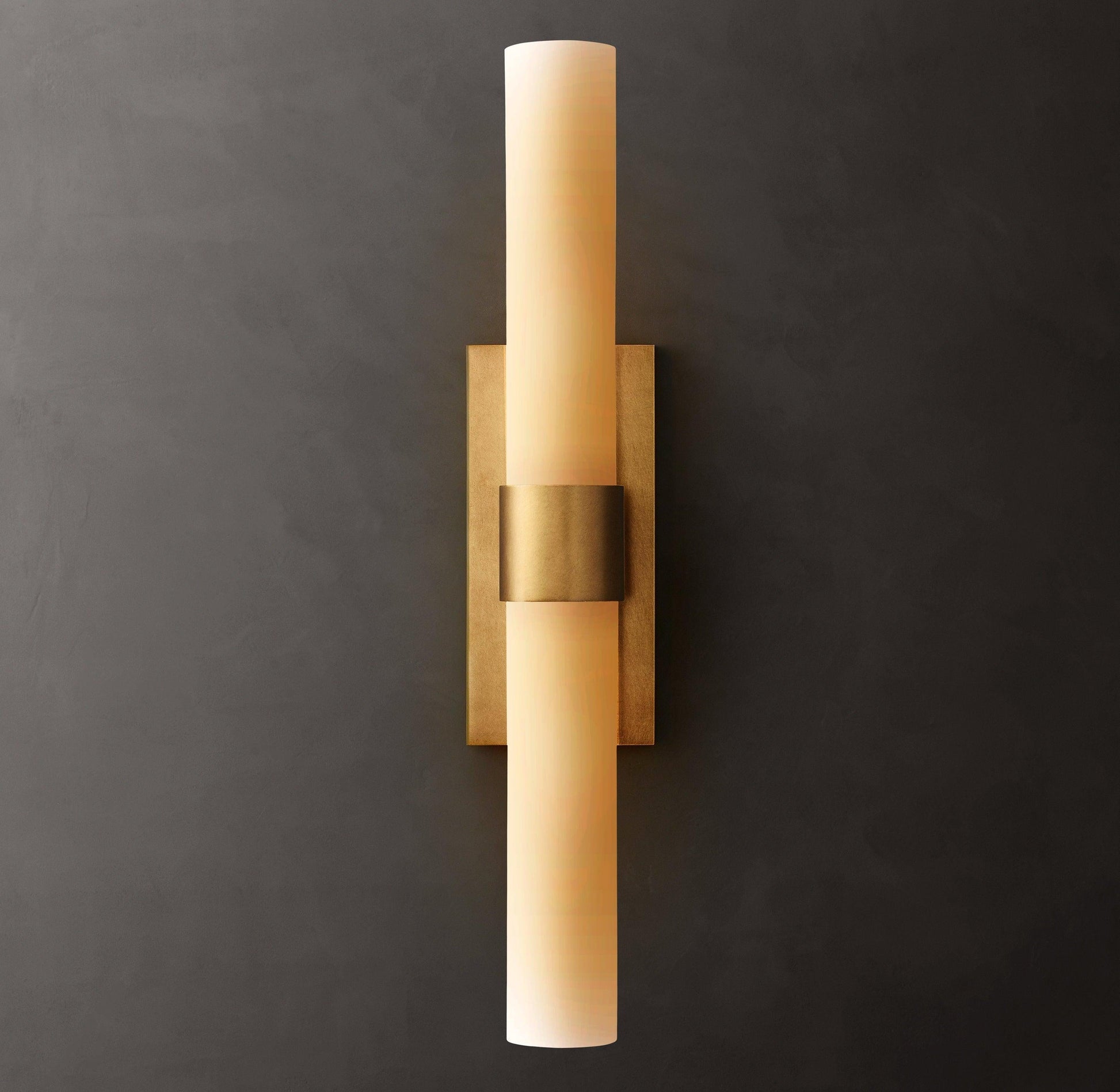 Ravelle Milk Glass Linear Sconce - King Lamps