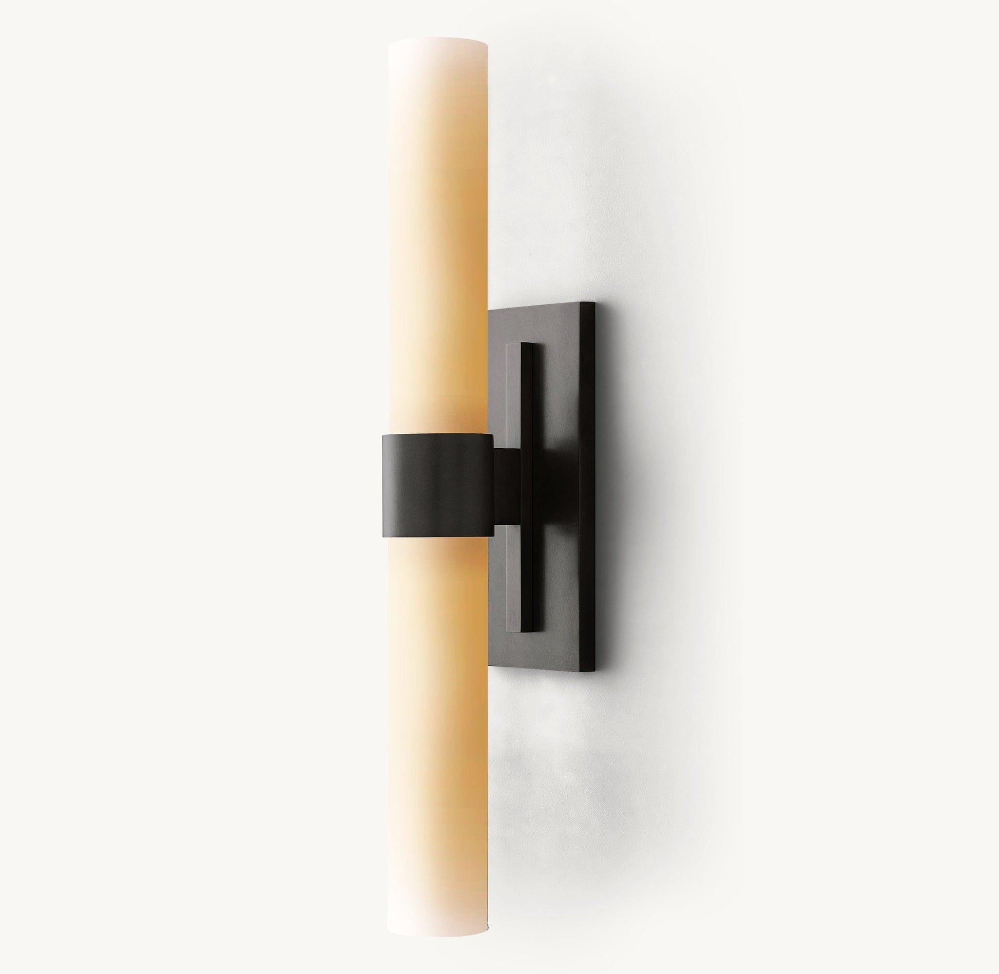 Ravelle Milk Glass Linear Sconce - King Lamps