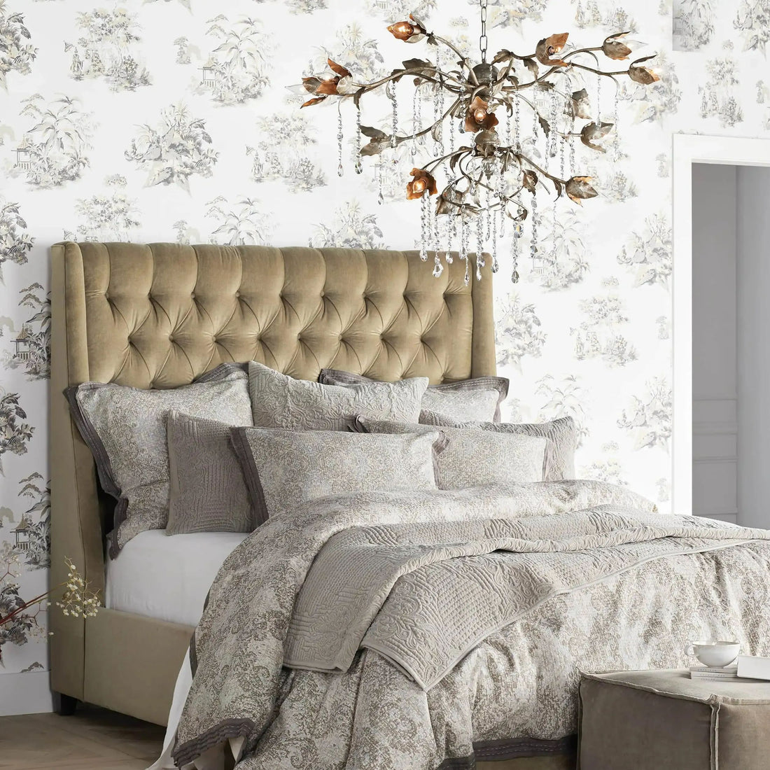 Viticcio Round Silver Chandelier - King Lamps