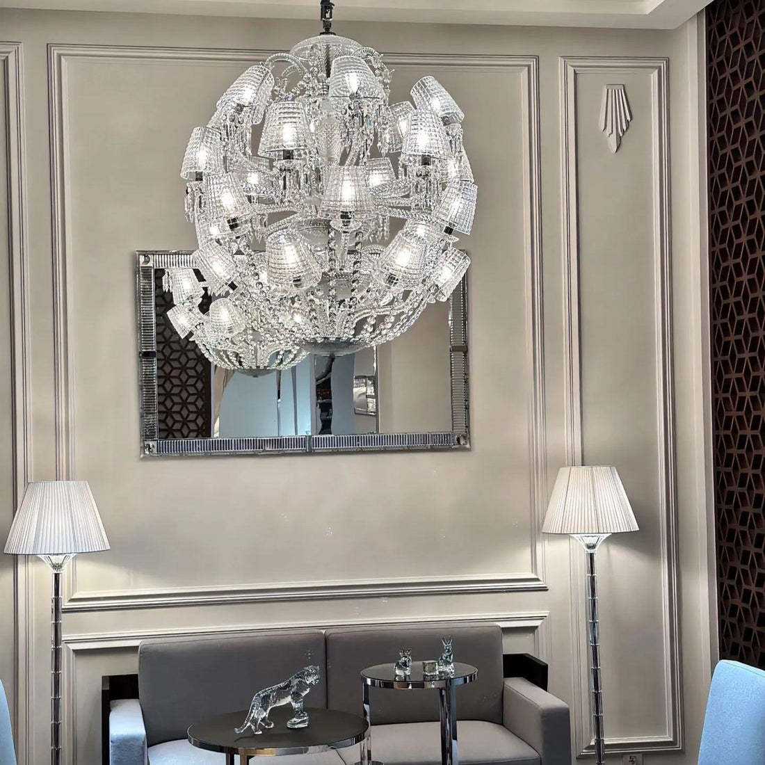Baccarat Le Roi Soleil Crystal Chandelier - King Lamps