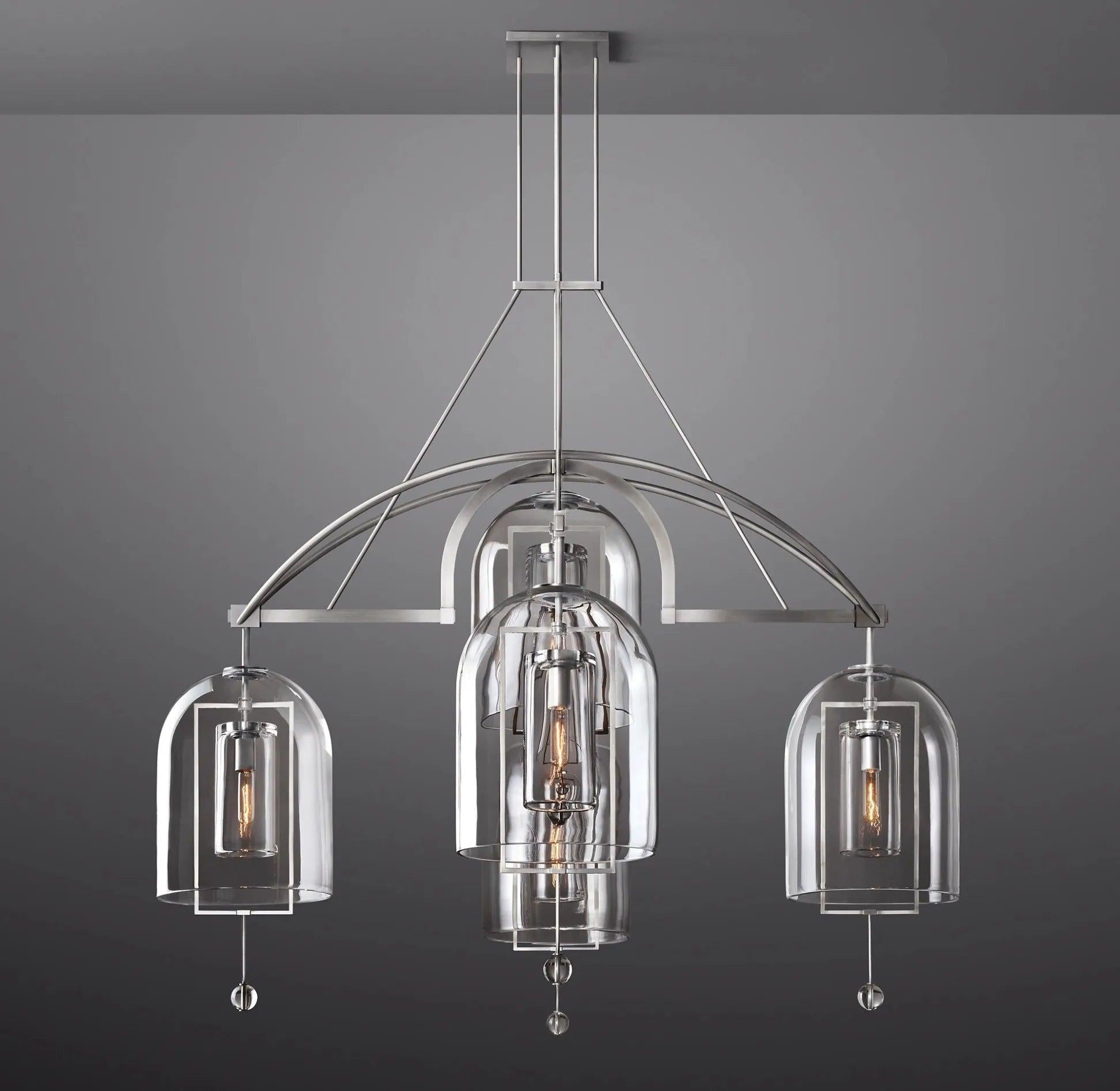 Fulcrum Round Chandelier 61" 5-Lights - King Lamps