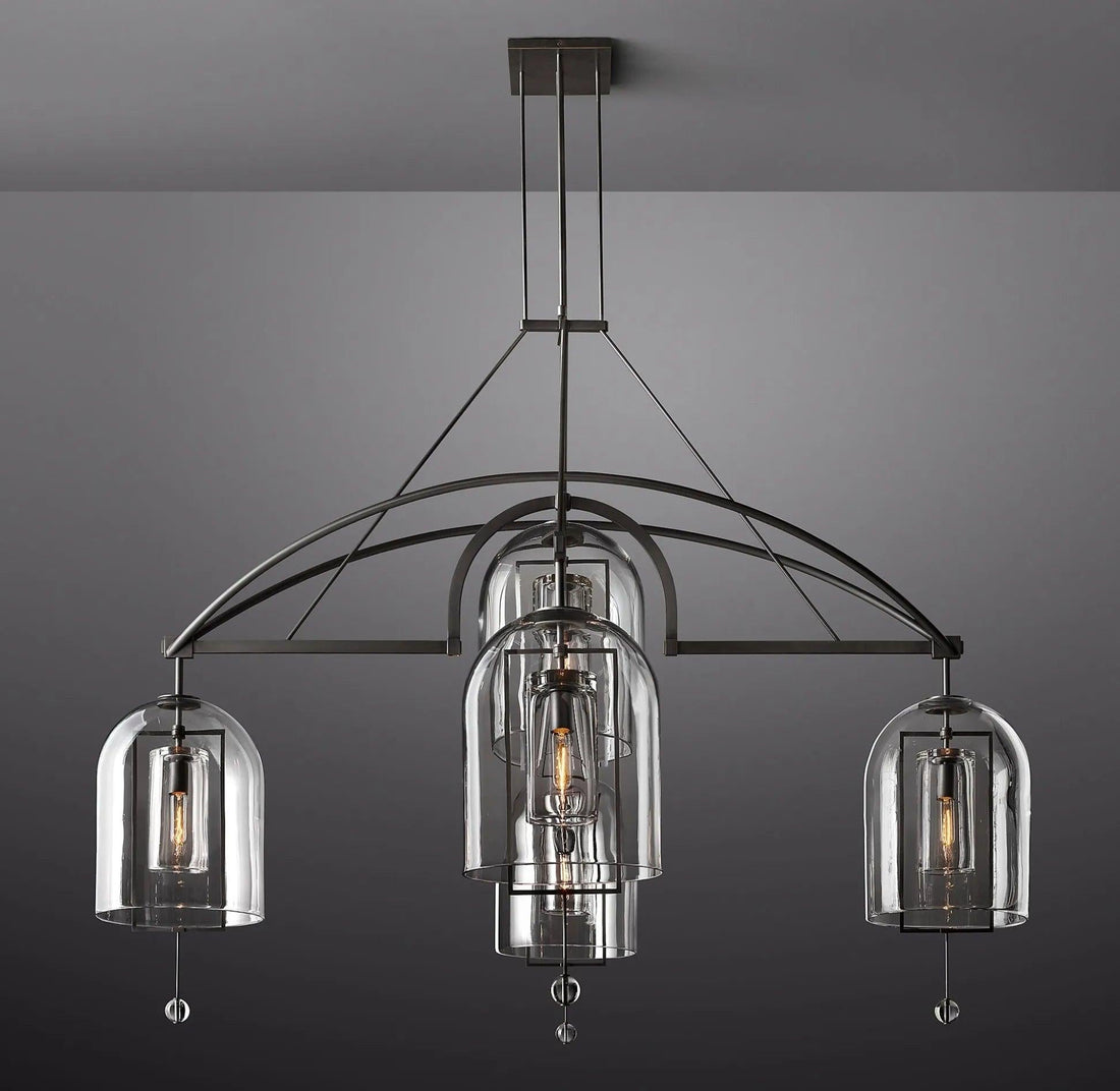 Fulcrum Round Chandelier 73" 5-Lights - King Lamps