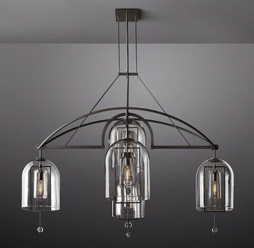 Fulcrum Round Chandelier 73" 5-Lights - King Lamps