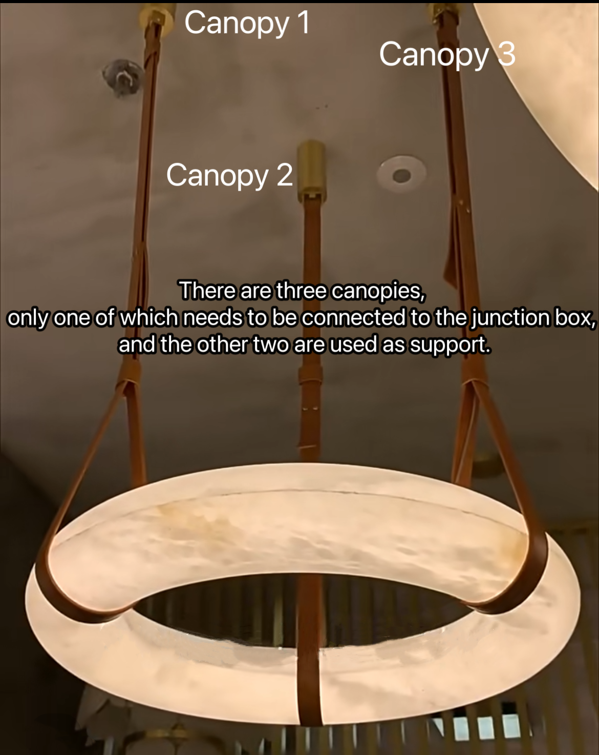 Glacera Alabaster Lorry Oslo Art Chandelier 8 Size