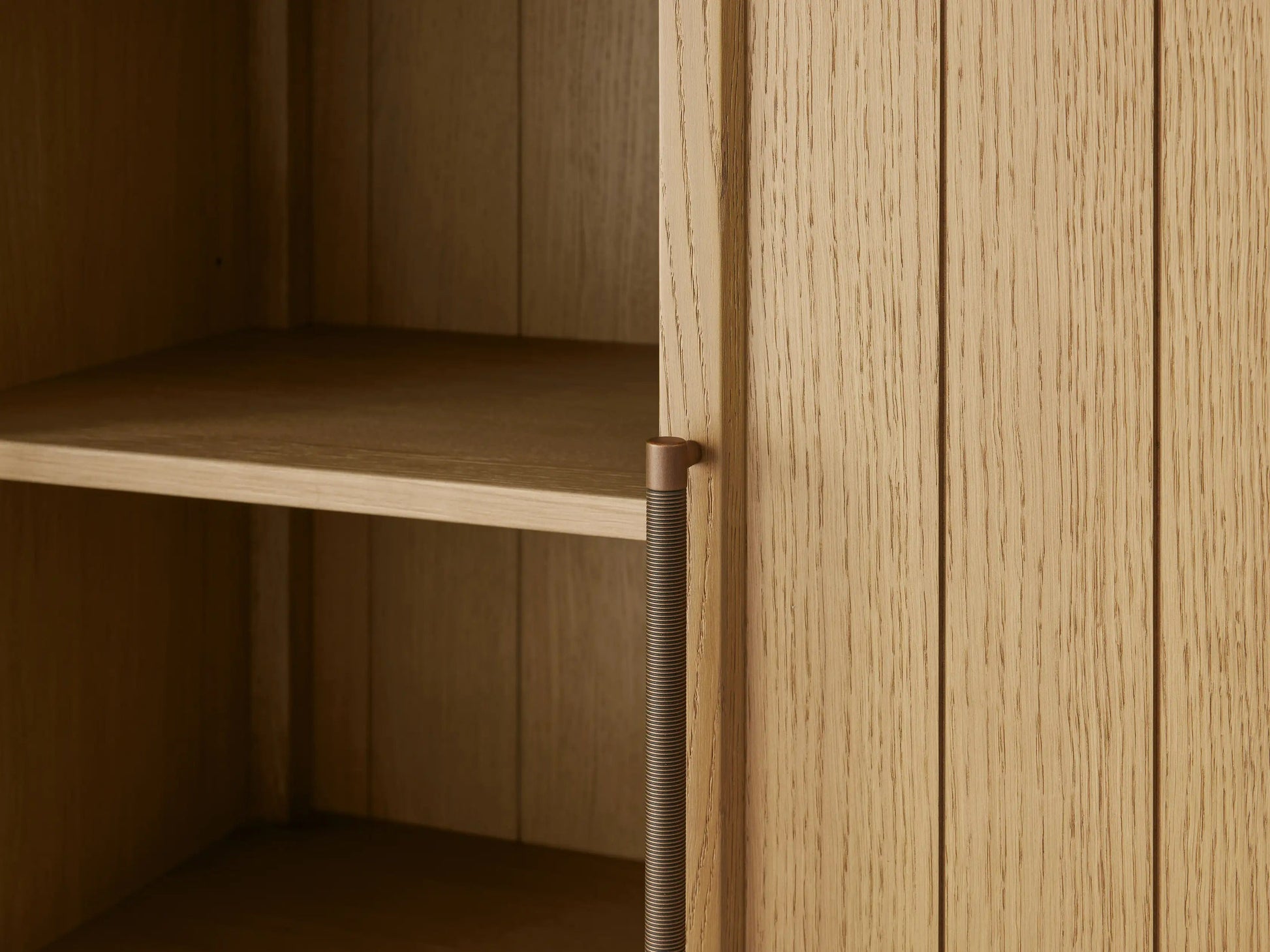 Hattie Accent Cabinet in Oak 36"W 46"W - King Lamps