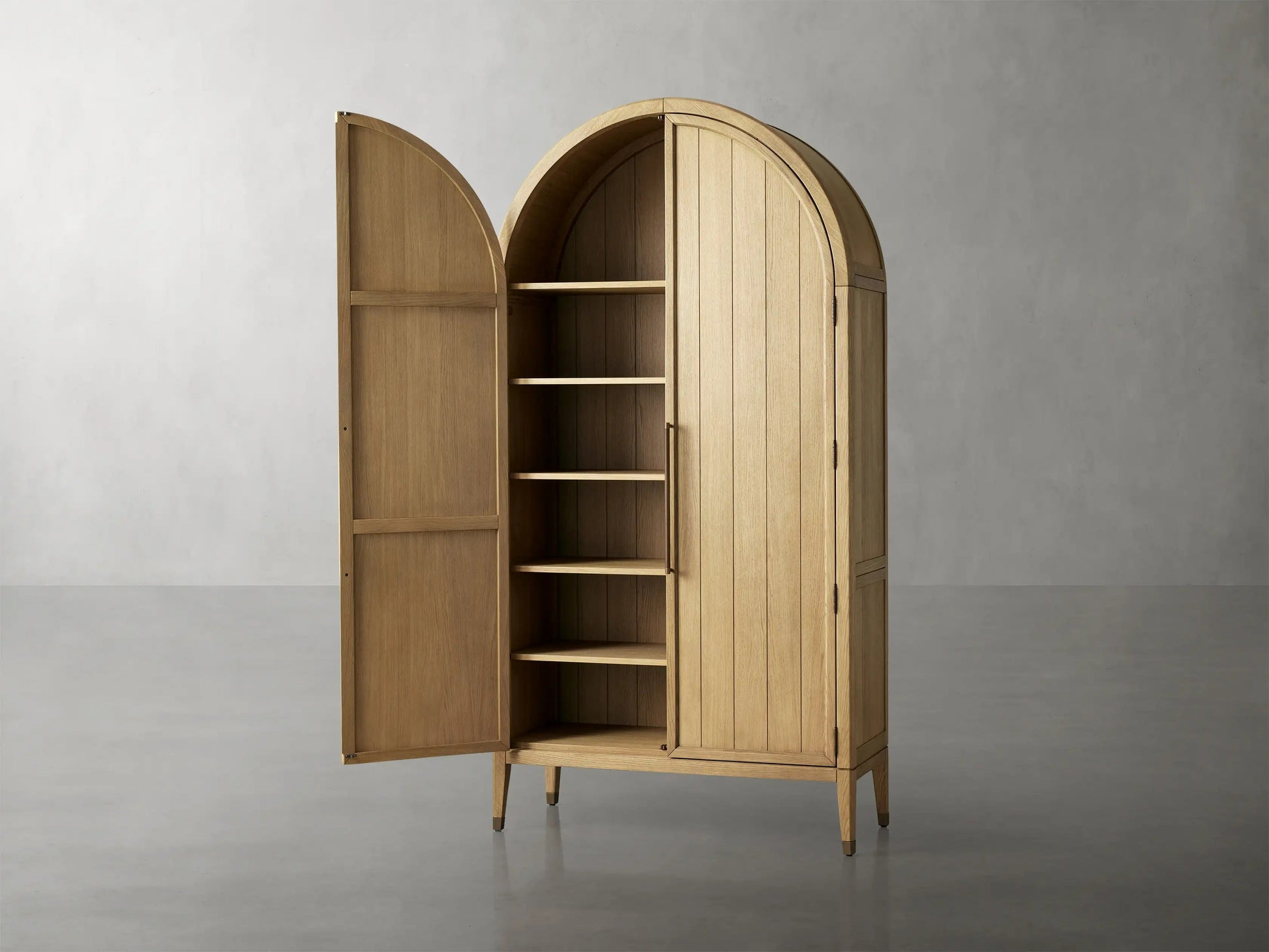 Hattie Accent Cabinet in Oak 36"W 46"W - King Lamps