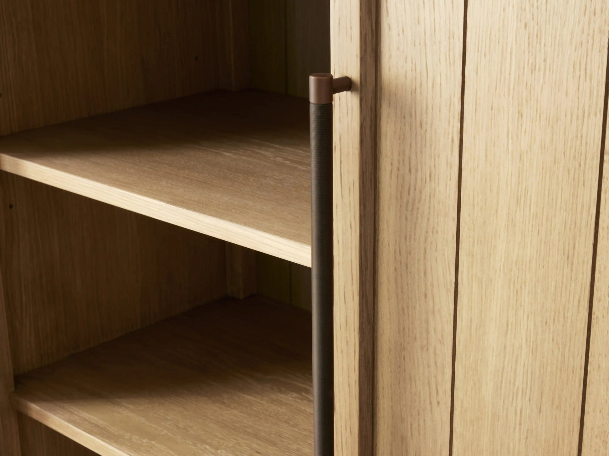 Hattie Accent Cabinet in Oak 36"W 46"W - King Lamps