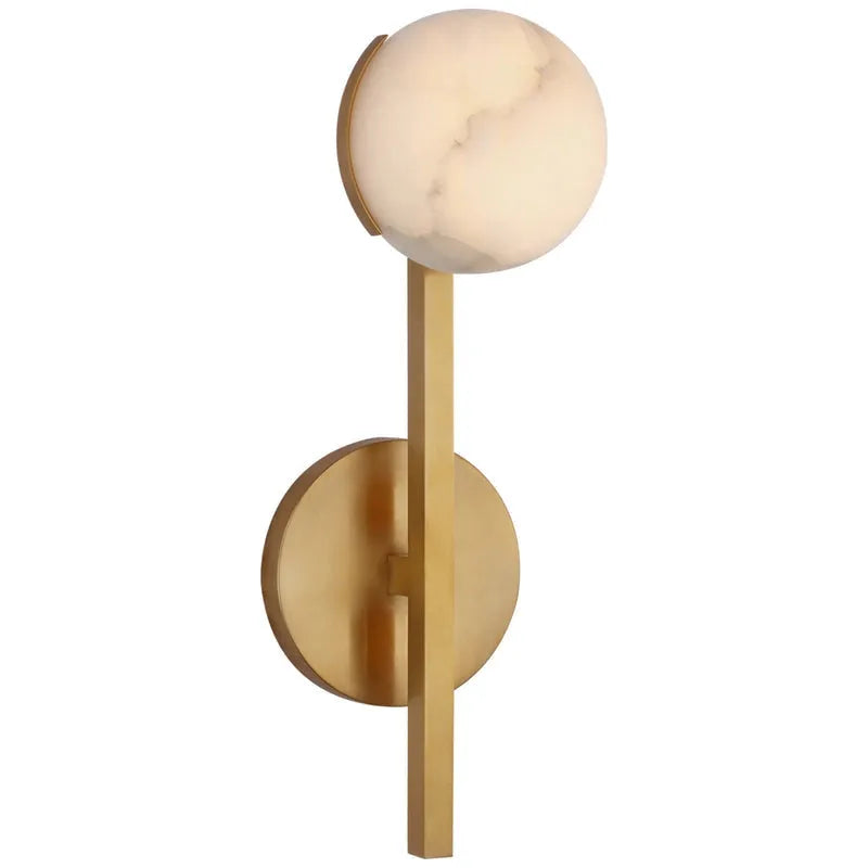 Pedra Wearstler Alabaster Pedra Petite Tail Sconce - King Lamps