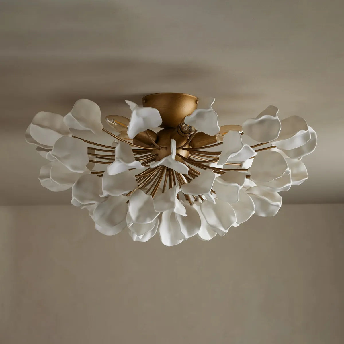Lunaria Flush Mount Brass