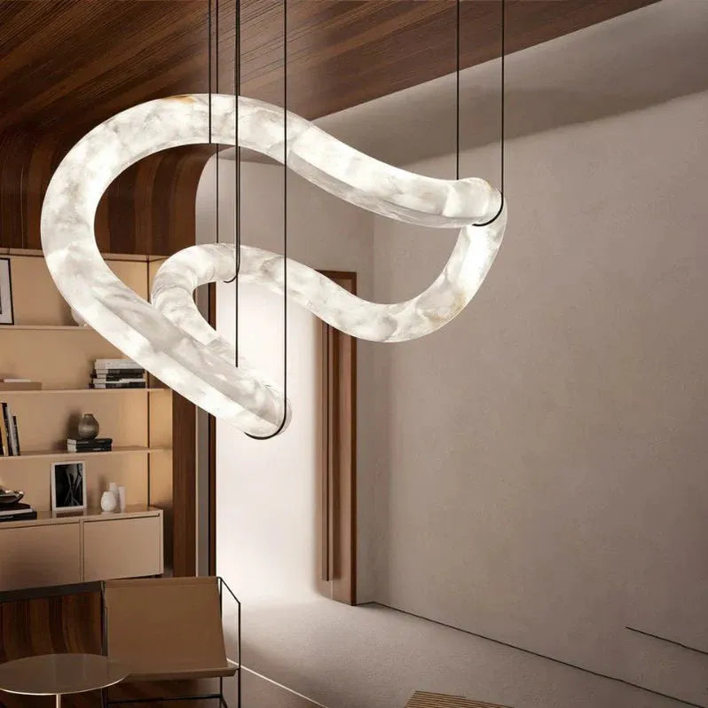 Mata Alabaster Chandelier - King Lamps