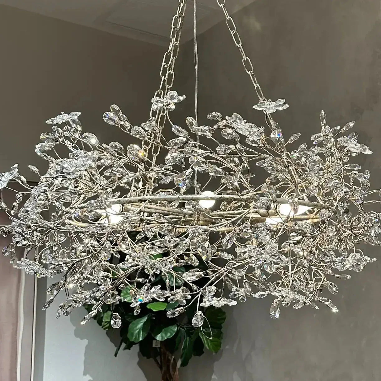 Fiore Crown Chandelier - King Lamps