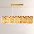 Camette Alabaster Rectangular Chandelier 72