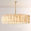 Camette Alabaster Round Chandelier 60