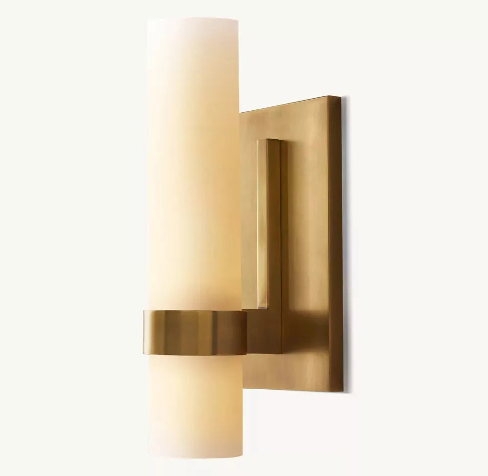 Ravelle Milk Glass Sconce - King Lamps