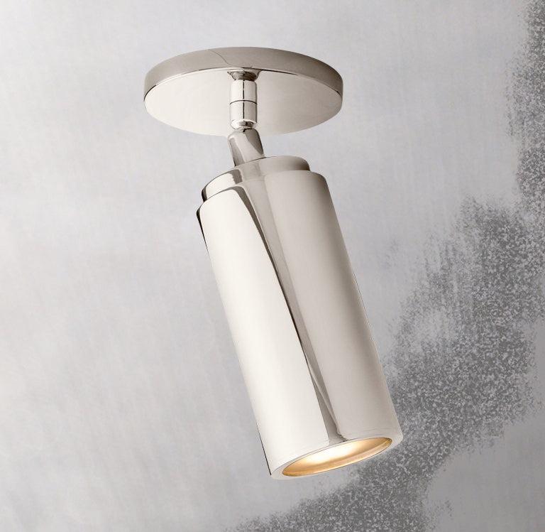 Champeaux Brass Pivoting Flushmount 4½”D - King Lamps