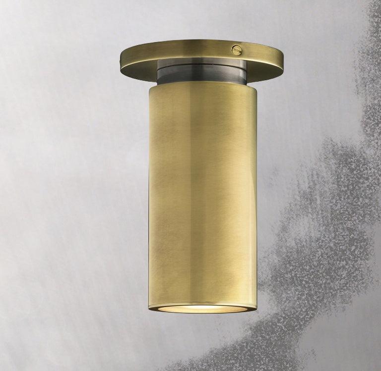 Champeaux Brass Flushmount 4½”D - King Lamps
