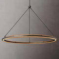 Peralta Black Round Chandelier 36