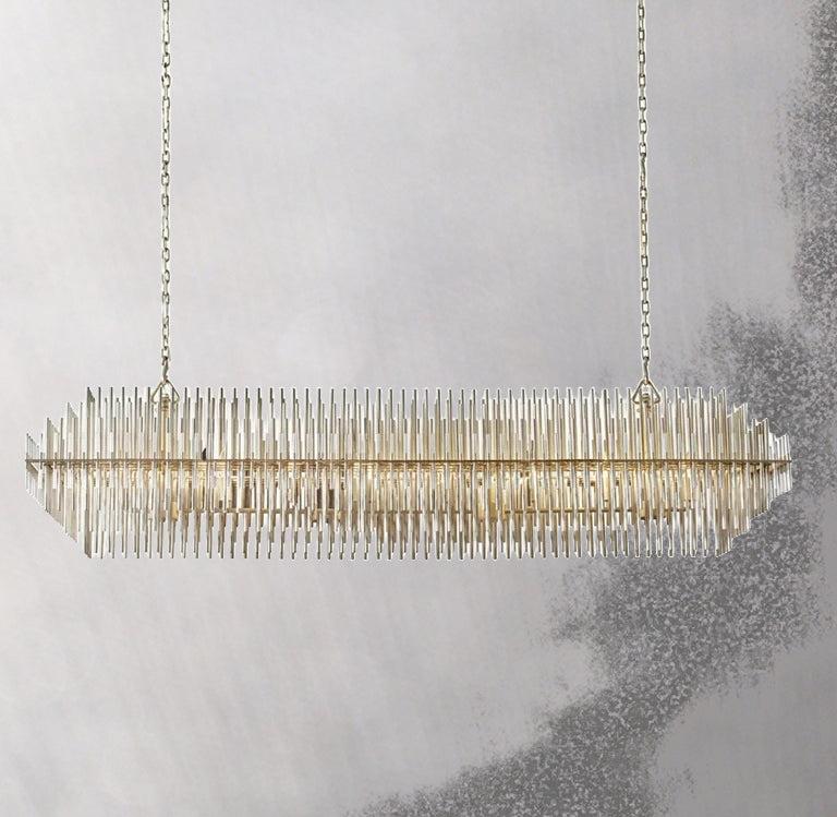 Emily Rectangular Chandelier 54" - King Lamps