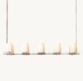 PAUILLAC FABRIC SHADE LINEAR CHANDELIER 60