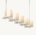 PAUILLAC FABRIC SHADE LINEAR CHANDELIER 60