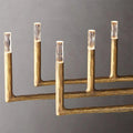 Thadeus Forged Brass Linear Chandelier 96