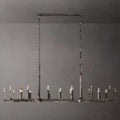 Thadeus Forged Brass Linear Chandelier 96