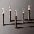 Thadeus Forged Brass Linear Chandelier 96