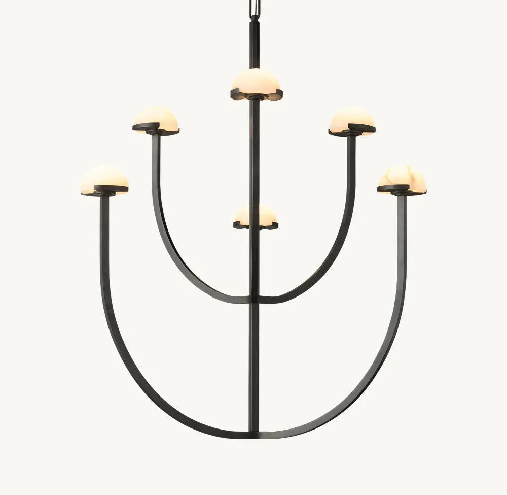 PEDRA ROUND CHANDELIER 32" - King Lamps