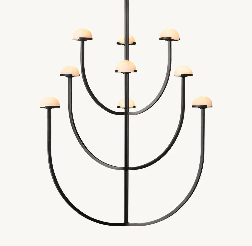 PEDRA ROUND CHANDELIER 40" - King Lamps