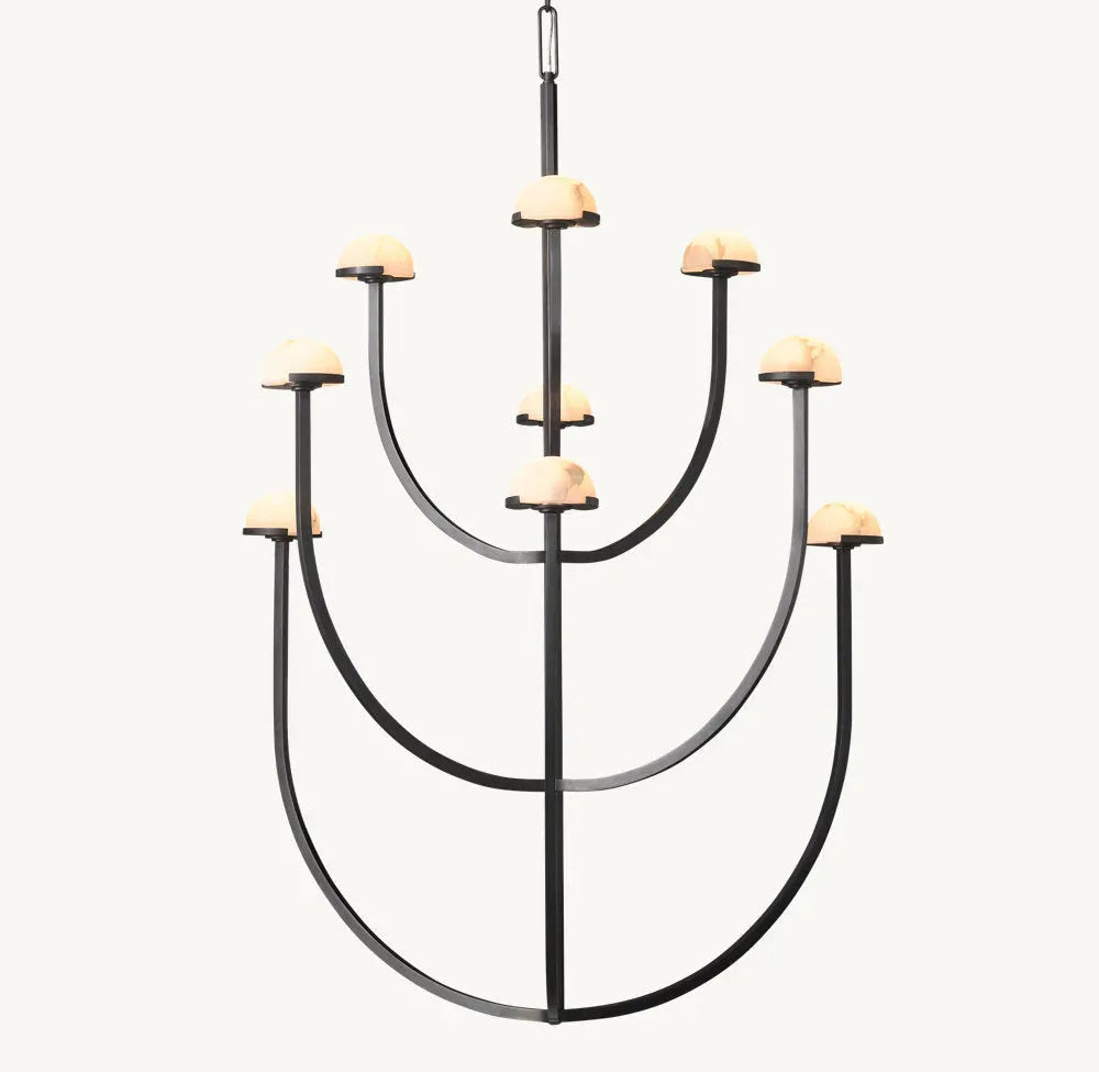 PEDRA ROUND CHANDELIER 40" - King Lamps