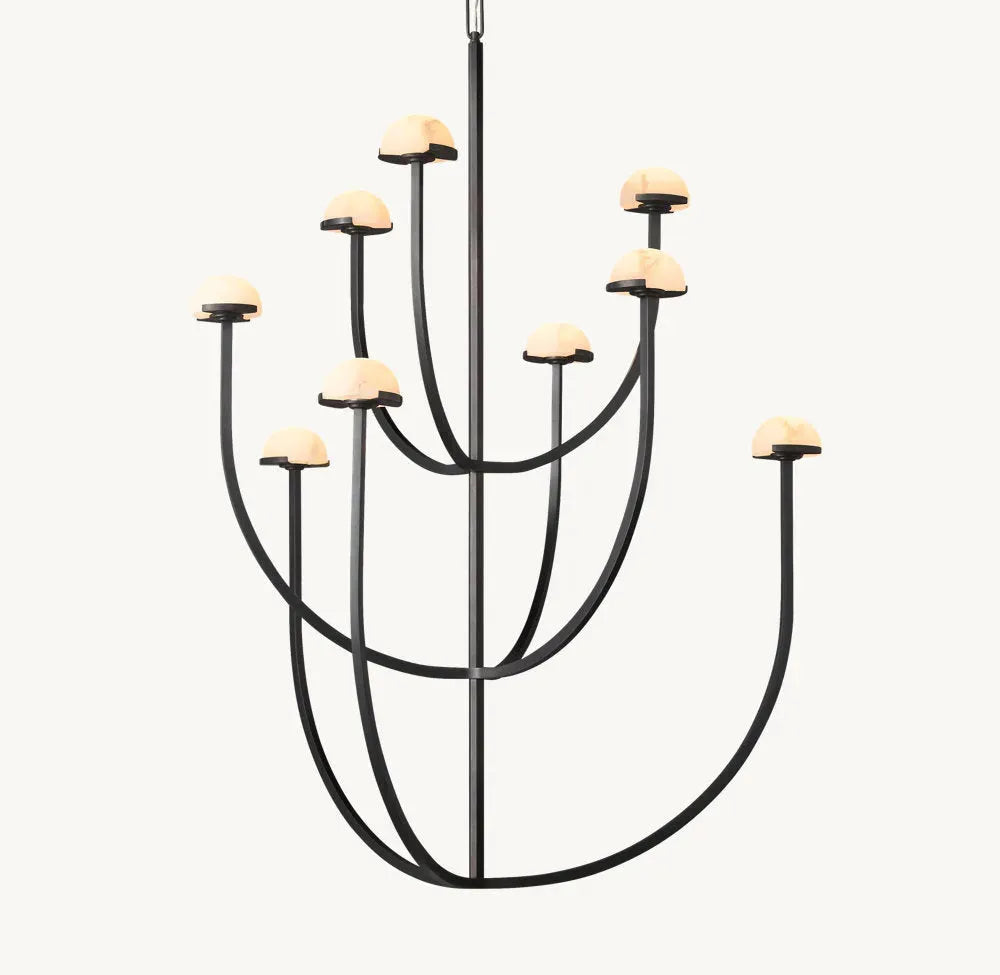 PEDRA ROUND CHANDELIER 40" - King Lamps