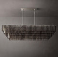 Sirene Glass Rectangular Chandelier 77