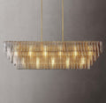 Sirene Glass Rectangular Chandelier 77