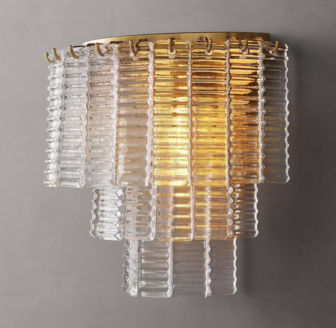 Sirene Glass Wall Sconce 15" - King Lamps