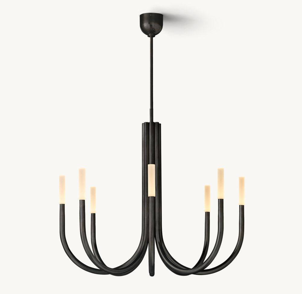 ROUSSEAU ROUND CHANDELIER 38" - King Lamps