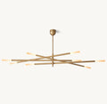 ROUSSEAU 8-LIGHT MOBILE ETCHED ROD CHANDELIER - King Lamps