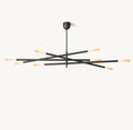 ROUSSEAU 8-LIGHT MOBILE ETCHED ROD CHANDELIER - King Lamps